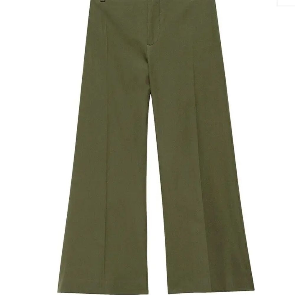 FRAME Le Crop Palazzo Trousers - Fatigues size 0 $298 - Picture 5 of 12